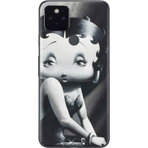 Betty Boop Black and White Google Pixel 5 Skin